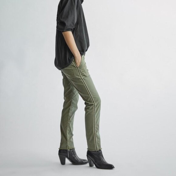 Nili Lotan Jenna Pant with Tape in Sage Size 4 - Picture 3 of 6